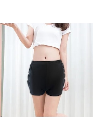 Trendooze Suntek Şort Pedleri Koruma Kalça Hava Çocuklar Açık Zk Siyah