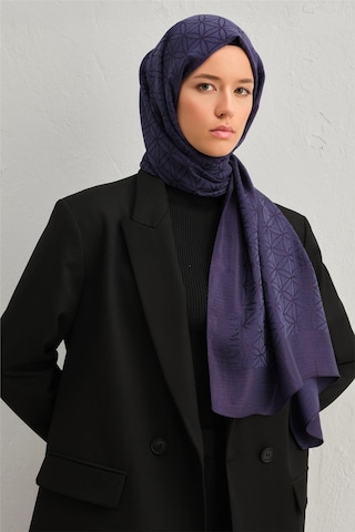 Armine Lyocell Naia Yıldız Desen Şal 112-18 Lacivert