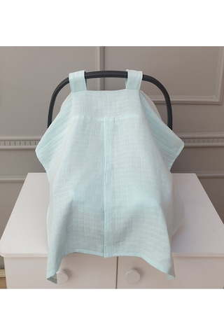 Müslin Puset Örtüsü - Mint Yeşil