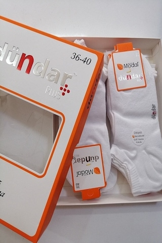 Dündar Çorap Modal Plus Patik Çorap Dikişsiz / Soft Yıkama / Kokulu 12 Çift Kadın 001