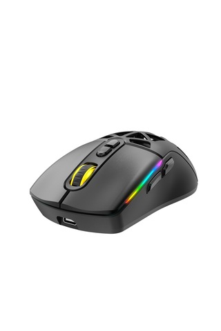 Nexus Air Pro Kablosuz 24.000 Dpi Pixart Pmw3311 Sensör Makro Yazılımlı & Değiştirilebilir Kapaklı Rgb Kablosuz Gaming Mouse - Siyah 2.4 Ghz Kablosuz + Bt5.1 + Type-c İle Kullanım Desteği