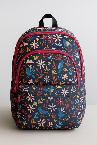 Newbag Tropikal Kız Sırt Okul Çantası-3'lü Set Yeni Sezon