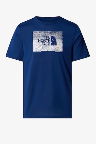 The North Face M Foundatıon Abstract Graphıc Erkek Mavi T-shirt Nf0a8bqvd1r1 Mavi