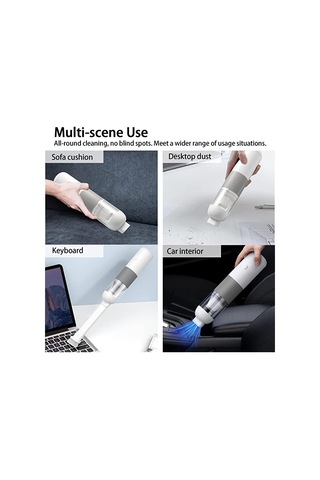 Padalink El Fırçalı Kablosuz Araç Süpürgesi - 1200pa Güçlü Emme, 5000mah Pil, 30 Dakika Kullanim Süresi, Hepa Filtre, 3'ü 1 Arada Fonksiyon