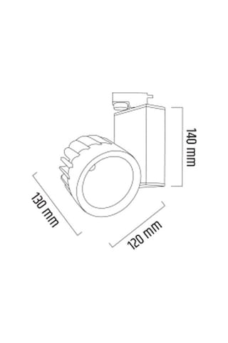 Philips Ledli 40W Trifaze Beyaz Ray Spot 12cm Sarı Işık 2700K