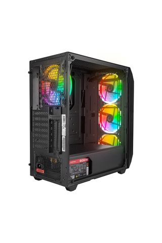 Rampage Zuko 600 W 80+ Bronze 4x ARGB Fanlı Bilgisayar Kasası