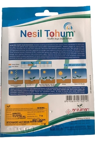 Domates Rio GRande Atalık Tohumu 3 Paket