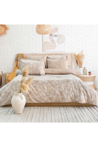 Schafer Home Premium Comfort Çift Kişilik Nevresim Takımı 6 Parça-ekru Ekru
