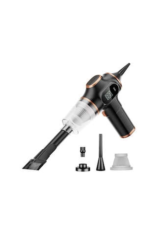 Crackedice Kablosuz Araba Elektrikli Süpürge Taşınabilir Robot Elektrikli Süpürge Siyah B