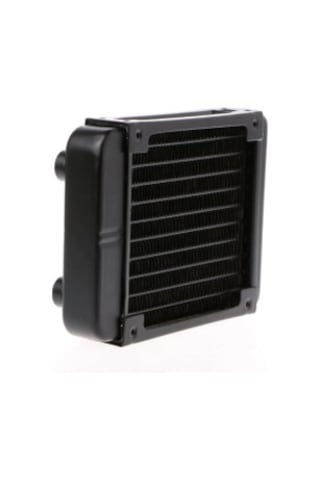 120mm Alüminyum Cpu Su Soğutma Radyatörü 18 Tüplü