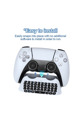 Playstation 5 Klavye İçin Kablosuz Klavye 3.0 Kontrol Cihazı Sohbet Paneli