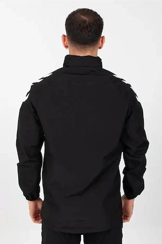Hummel Line Raincoat 940270-2001 Siyah Erkek Yağmurluk Siyah