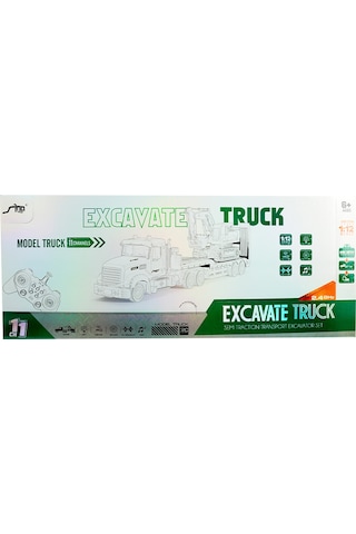 1:12 Uzaktan Kumandalı Kepçe Taşıma Aracı Çok Renkli