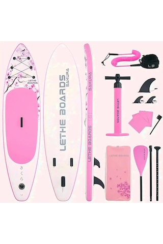 Lethe Boards Sakura Sup Paddle Board 3finli 320x82x15-full Set Şişme Sörf Tahtası