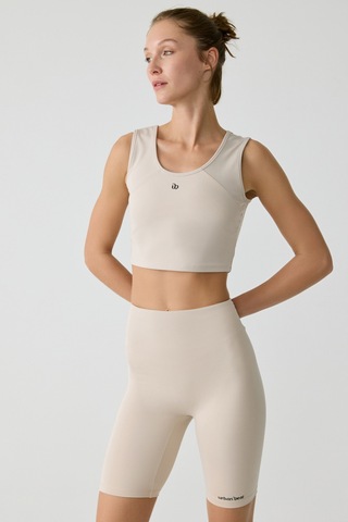 Urban Beat Nayla Kadın Tank Top Sportswear Taş Rengi Büstiyer Taş