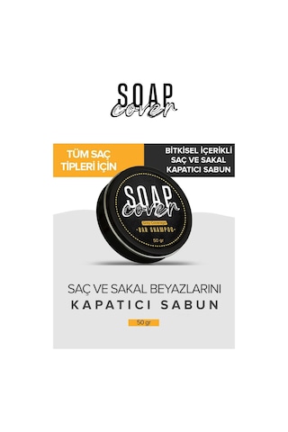 Soap Cover Saç ve Sakal Koyulaştıran Sabun 50 G