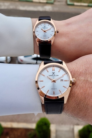 Daniel Klein Dkgnct2399 Sevgili Çift Kol Saati Rose Gold