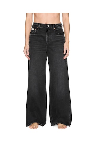 Calvin Klein Kadın The Wide Leg Evening Siyah Jean-12756 Siyah
