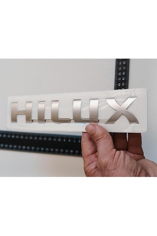 Toyota Hilux Krom Çamurluk Yazısı 3m 3d Abs