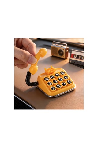 Mucit Home Retro Nostalji Araç İçi Torpido Numaratör Renkli Mini Telefon Numaratör Lüks
