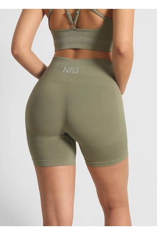 Nature The Brand Ntb Toparlayıcı Terletmez Esnek Kumaş Push-up Büzgüsüz Kısa Tayt Black Color SiYAH