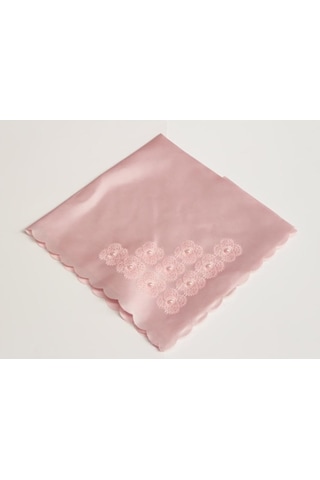 Assehome Saten Iğne Oyalı Incili Bohça