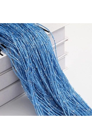 Tenfowee Mavi Zengin Tonlu Perde, 200x100 Cm, Ev Dekorasyonu, Kapı/pencere Arka Planı, 3d Etki, Poliester