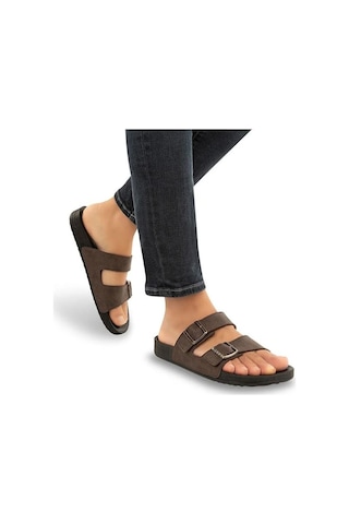Muya Nova 31410-165 Anatomik Taban Erkek Terlik Kahve 40-45 Kahverengi