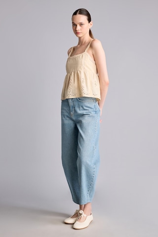 Defacto %100 Pamuk Barrel Fit Normal Bel Jean Pantolon I2379ax26aunm39 Mavi-nm39