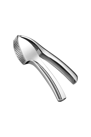 Sarımsak Presi Paslanmaz Çelik Sarımsak Kıyma Sarımsak Kırıcı Gümüş