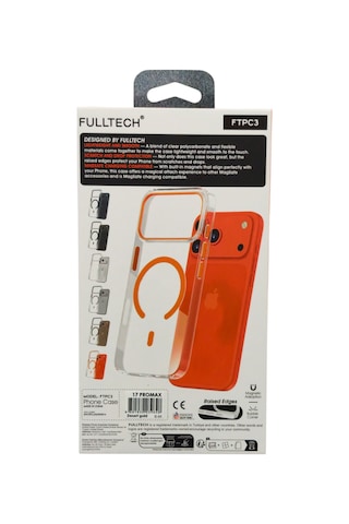 İphone 17 Pro Max Uyumlu Ftpc3 Magsafe Şarj Destekli Şeffaf Kılıf 79727606