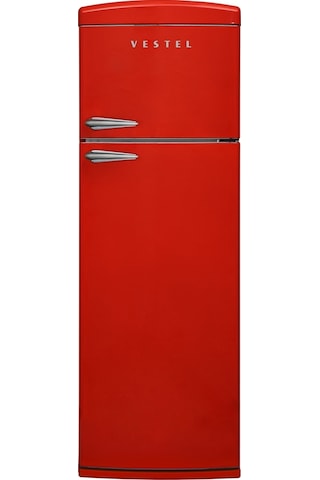 Vestel Retro SC32211 311 LT Statik Üstten Donduruculu Buzdolabı Kırmızı