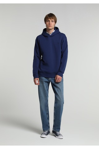 Colin's Colins Relaxed Fit Kapüşonlu Düz Erkek Mavi Sweatshirt Cl1082252 Q1.v2 Inv İndigo
