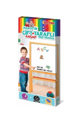 Mey İthalat 2195 Ayaklı Çift Taraflı Manyetik Ahşap Yazı Tahtası Diğer