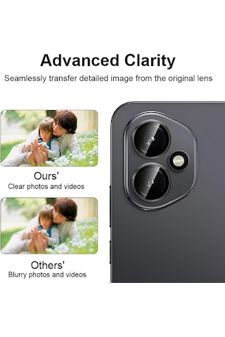Honor 400 Kamera Lens Koruyucu Temperli Cam Uygulama Aparatlı