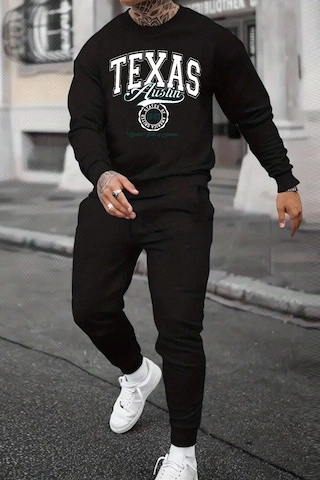 Antrasit Eşofman Takımı Siyah3