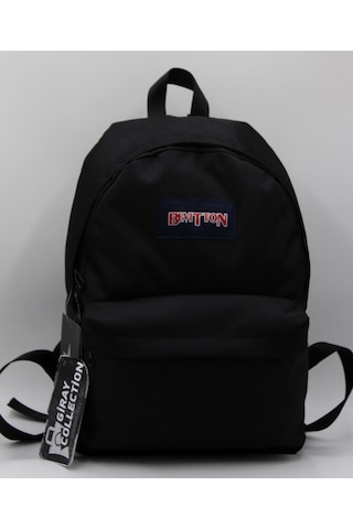 Hafif Suya Dayanıklı Siyah Unisex Sırt Çantası 360
