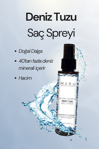 Maru Hacim Veren Deniz Tuzu Saç Saç Sprey 150 ML
