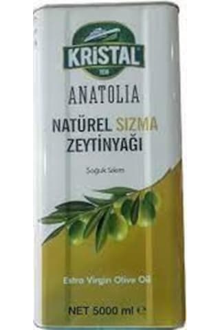 Kristal Anatolia Naturel Sızma Zeytinyağı 5 L