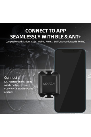 Hız Ve Tempo Sensörü 2'si 1 Arada Bisiklet Hız Tempo Y29099 Siyah Siyah