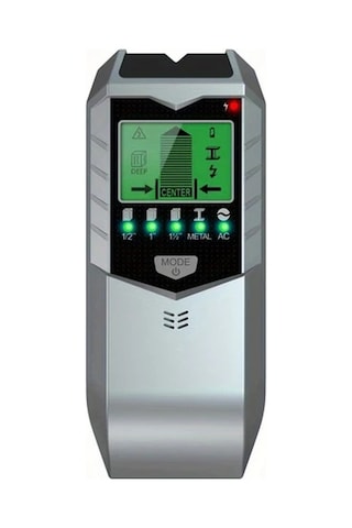 Elmpaly 5 İn 1 Elektronik Duvar Dedektörü Gümüş Renk Led Ekranlı Metal Vida Ahşap Bulucu Abs Malzeme 001 Mm Hassasiyet İnşaat İçin Montaj Gerekmez