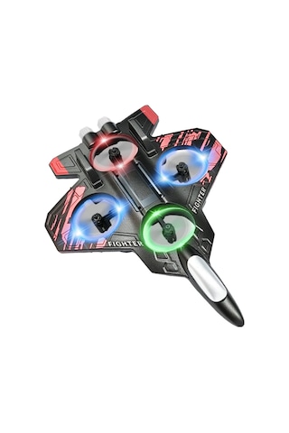 Uzaktan Kumandalı Led Işıklı Drone Uçak 360 Derece Dönüş Özellikli Oyuncak Drone