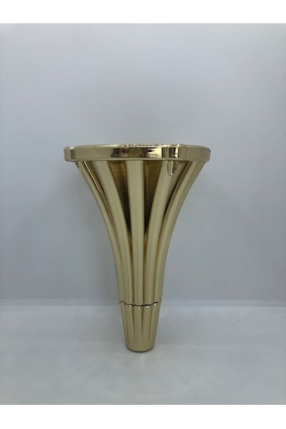 PLASTİK. 16 cm GOLD KAPLAMA, KOLTUK,MOBİLYA,ÜNİTE AYAĞI (4 ADET)