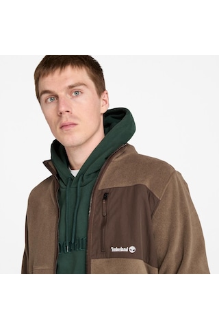 Timberland Sherburne Polartec 200 Mix Media Full Zi Erkek Ceket-33853 Kahverengi