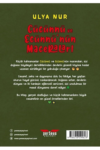 Cücünnü Ve Ecünnü Nün Maceraları - Ulya Nur - Perseus Yayınevi