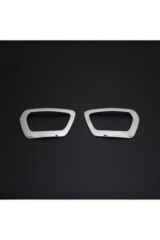 Ford Transit Uyumlu 2019 Ve Üzeri Krom Sis Çerçevesi 2 Parça Paslanmaz Çelik