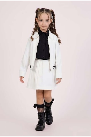 Dmb Kids Kız Ceket 25ydmb0520 Beyaz