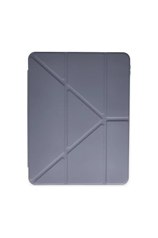 Samsung Uyumlu Galaxy T870 Tab S7 11 Kılıf Kalemlikli Mars Tablet Kılıfı - Lavender Arka Kapak