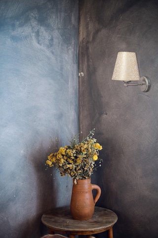 Otel Duvar Aplik Gümüş