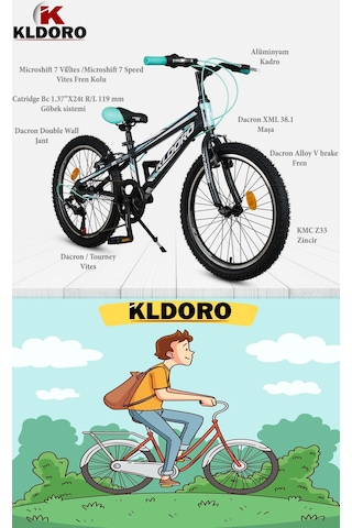 Kldoro Jett 20 Jant Alüminyum Kadro Vitesli Çocuk Bisikleti